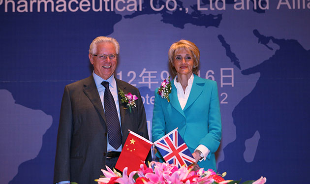 Stefano Pessina and Ornella Barra